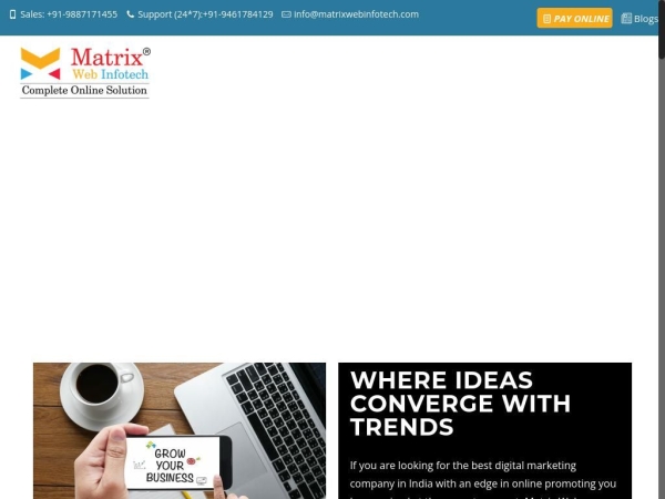 matrixwebinfotech.com