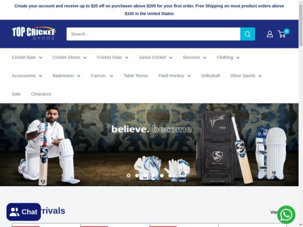 topcricketstore.com